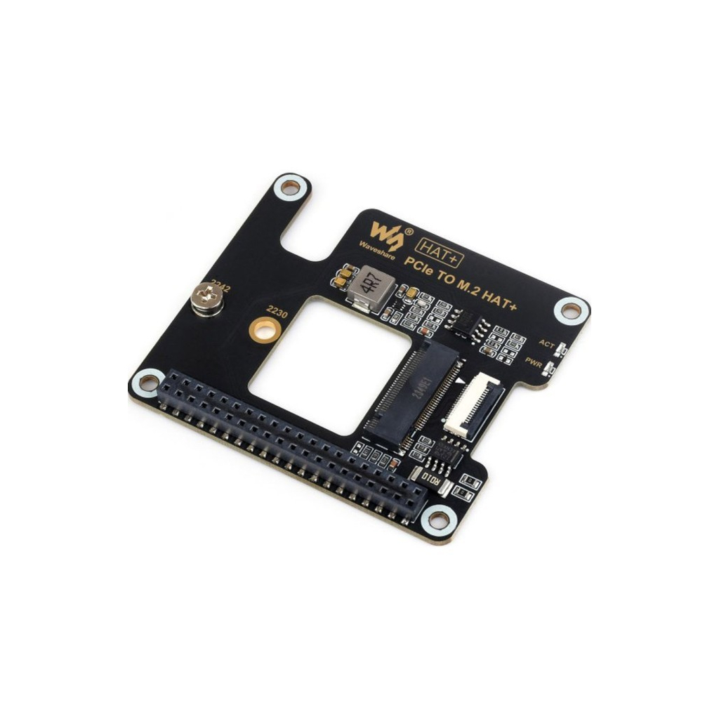 Плата розширення для Мікро ПК Waveshare Плата розширення для Raspberry Pi 5 PCIe to M.2 (WAV-26583)