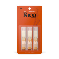 D'Addario Rico Sax Reed - Alto Sax #3.0 - 3-Pack (RJA0330)