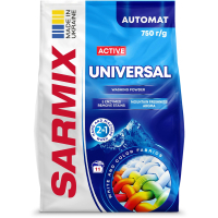 Sarmix Active Universal washing powder for all types of washing 750 g (4820268104106)