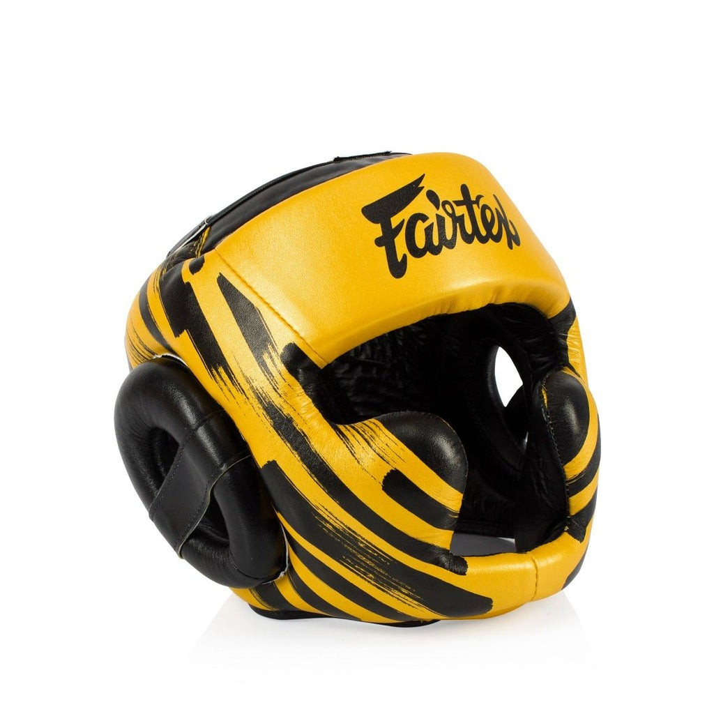 Боксерський шолом Fairtex HG16 Gold L (HG16_L_Gold)