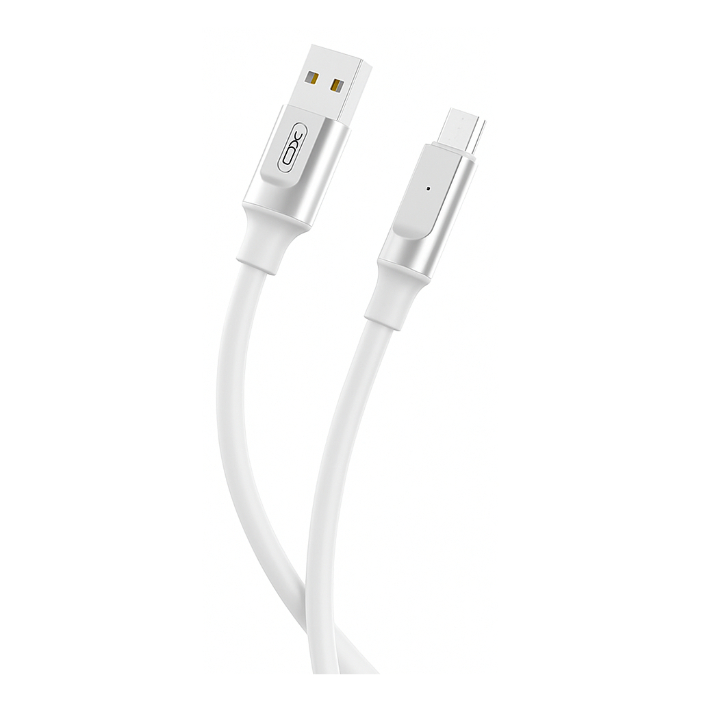 Дата кабель USB 2.0 AM to Micro 5P 1.0m 6A silicone white XO (NB251_M_White) Дата кабель USB 2.0 AM to Micro 5P 1.0m 6A silicone white XO (NB251_M_White)