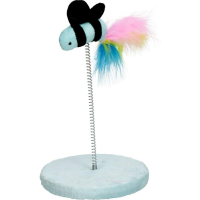 Cat toy Hippie Pet Bee on a stand blue 15x25 cm (HIPCT2304093M)