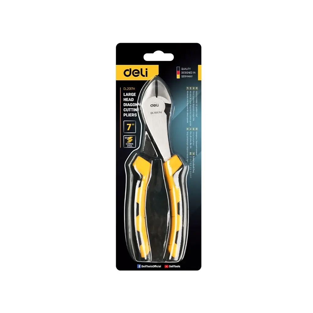 Бокорізи Deli дiагональнi надмiцнi 180 мм (EDL2017H) Бокорізи Deli дiагональнi надмiцнi 180 мм (EDL2017H)