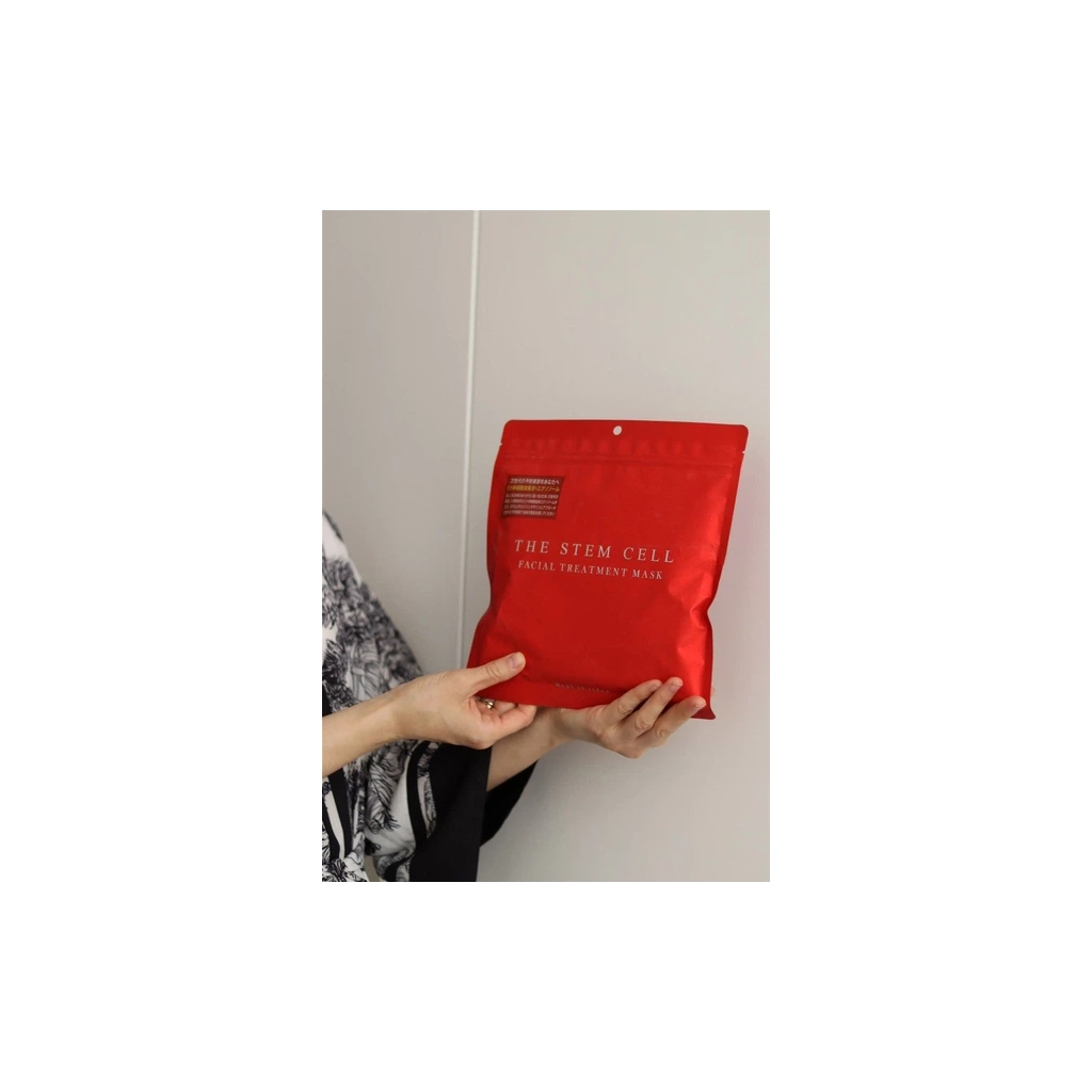 Маска для обличчя Kor Japan The Stem Cell Facial Treatment Mask Тканинна зі стовбуровими клітинами і галактомісісом 30 шт (4571365222322)