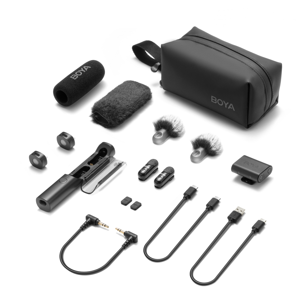 Мікрофон Boya Magic-02 Type-C/Lightning Black (Magic-02) Мікрофон Boya Magic-02 Type-C/Lightning Black (Magic-02)