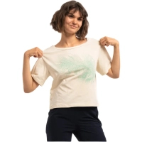 T-shirt Turbat Misool Wmn cloud cream/green - XS - beige/turquoise (012.004.6333)