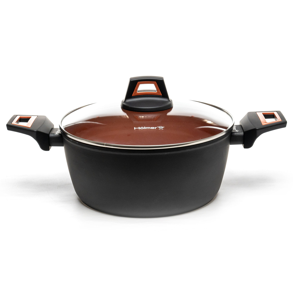 Каструля Hölmer кована з кришкою CR-1325-SBMCL Carrot 2,5 л (CR-1325-SBMCL Carrot)