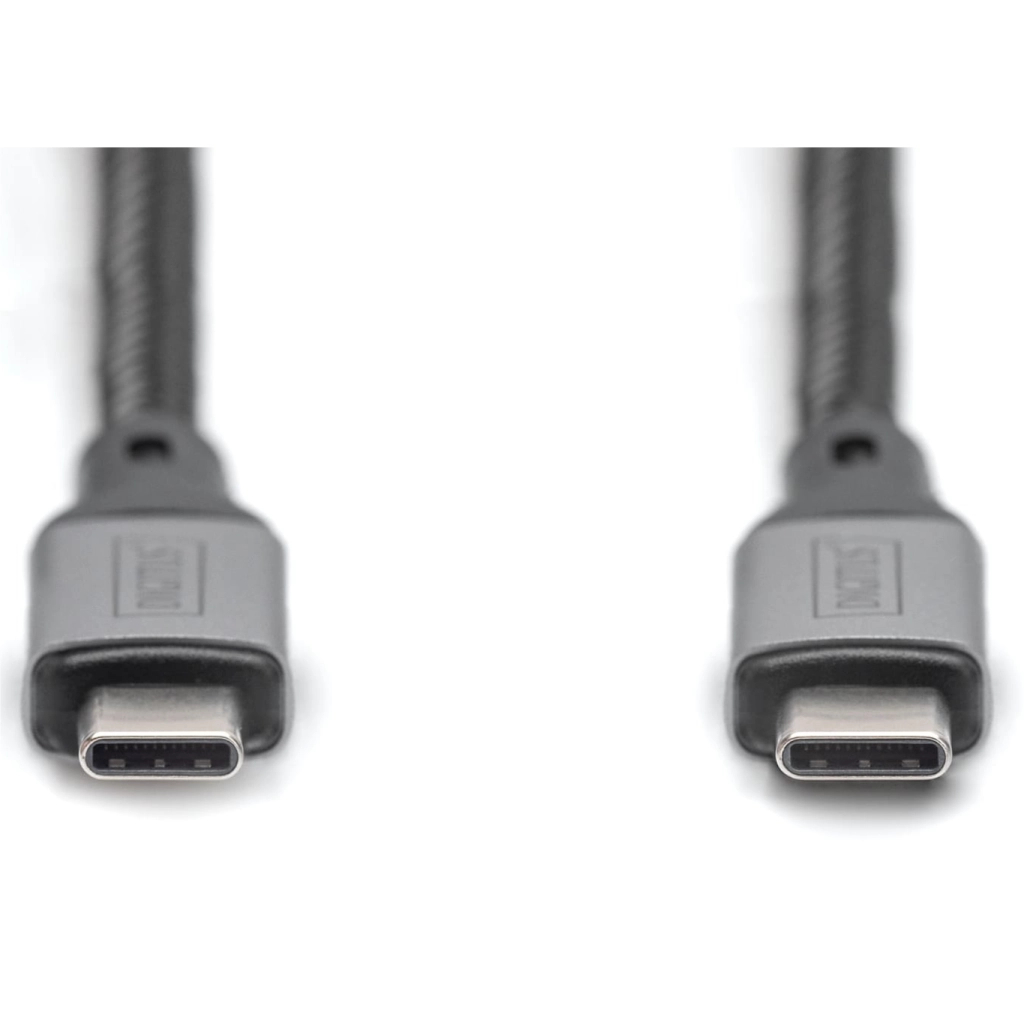 Дата кабель USB-C to USB-C 3.0m USB 4.0 black Digitus (DB-300443-030-S)