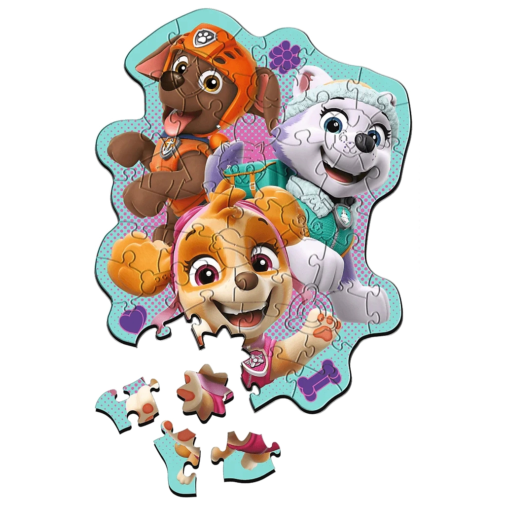 Пазл Trefl Wooden Весела компанія цуценят, 50 елементів (5900511202588)