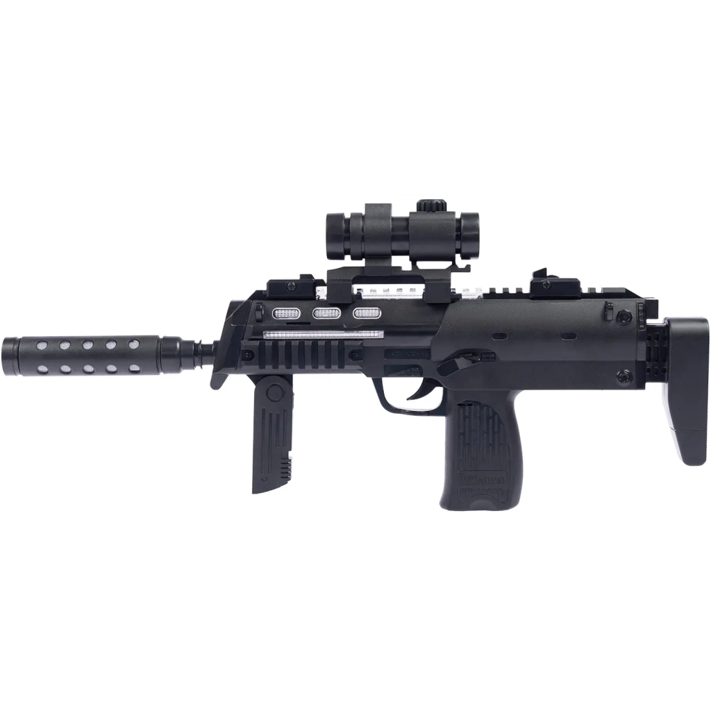 Іграшкова зброя ZIPP Toys Автомат світло-звуковий HK MP7 Чорний (810B)