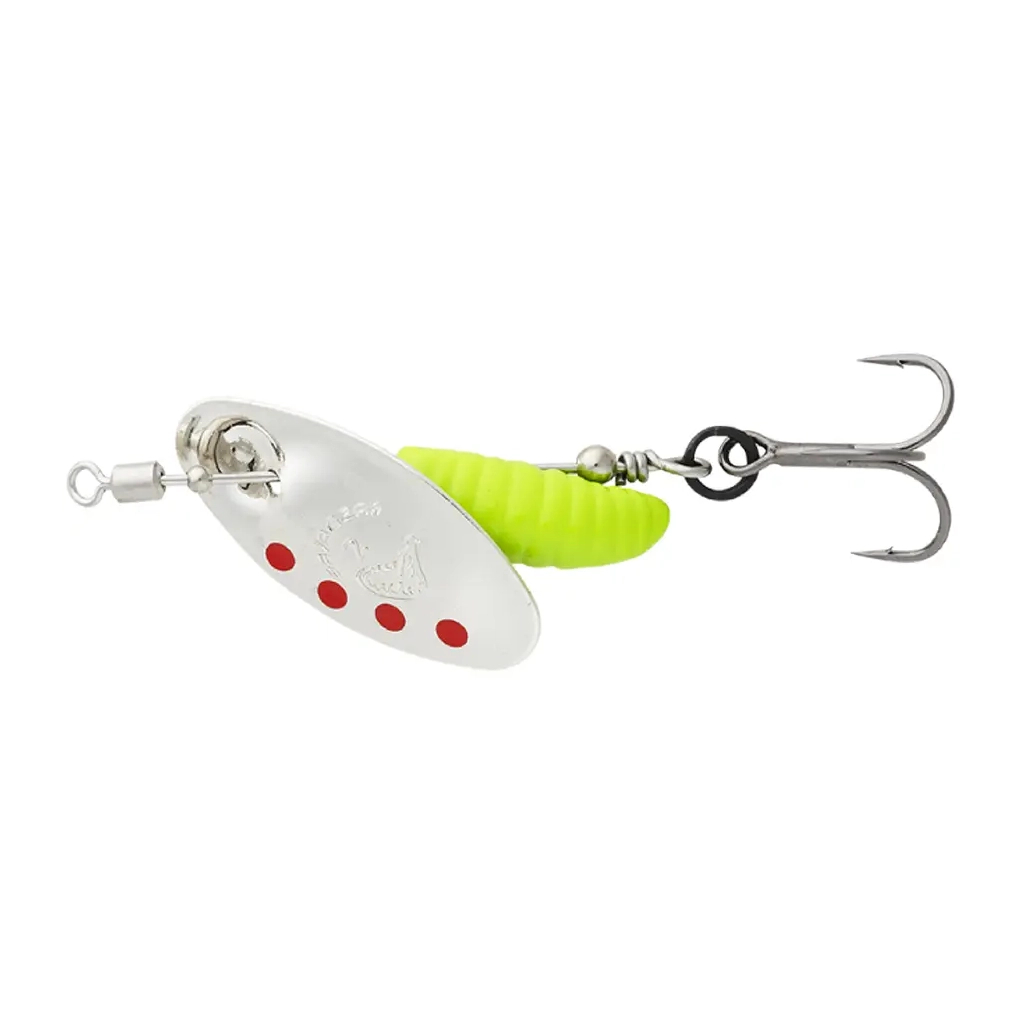 Блешня Savage Gear Grub Spinners 2 5.8g Silver Red Lime (1854.45.04) Блешня Savage Gear Grub Spinners 2 5.8g Silver Red Lime (1854.45.04)