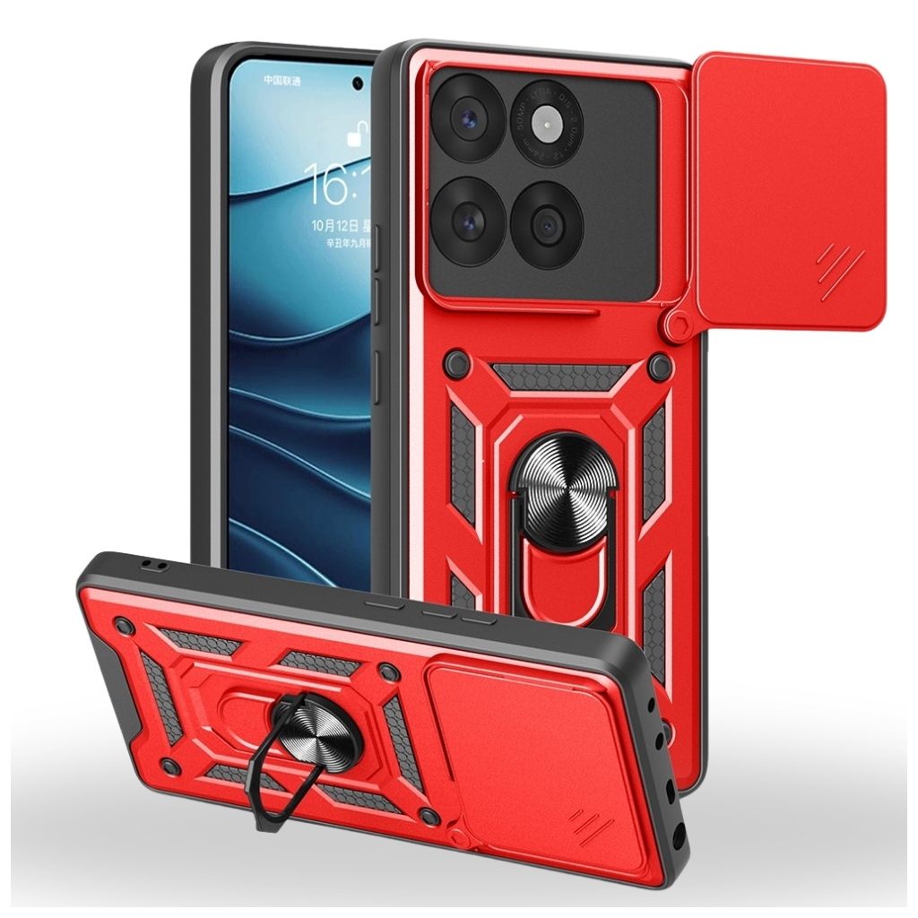 Чохол до мобільного телефона BeCover Military Motorola Edge 60 Fusion Red (715525)