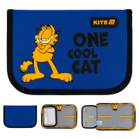Kite Garfield pencil case, 621 without filling, 1 compartment, 1 flap (GF26-621)