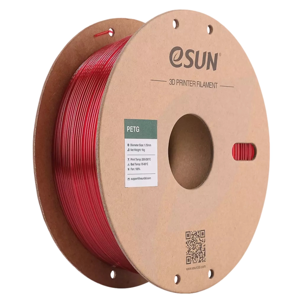 Пластик для 3D-принтера eSUN PETG 1,75mm, 1kg translucent magenta (PETG175T-PP1P1)