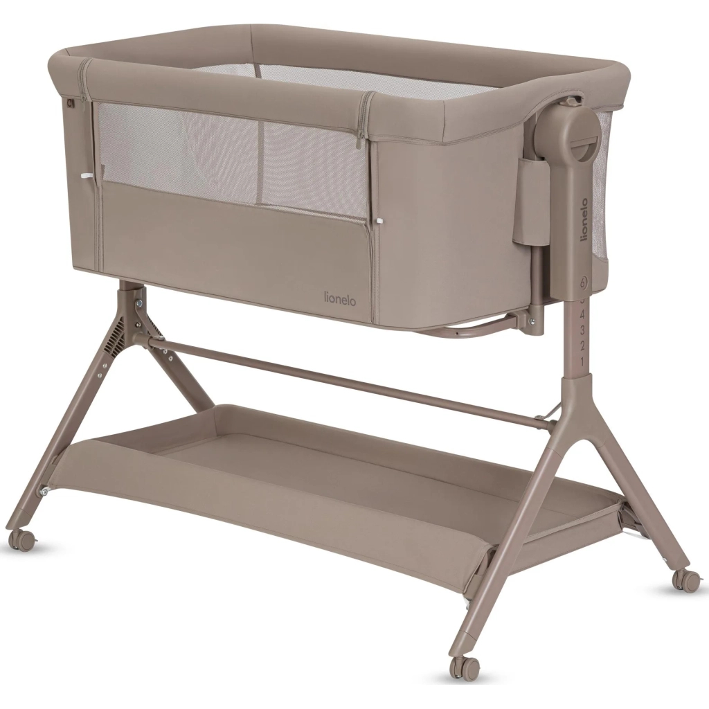Ліжечко Lionelo приставна LEONIE PLUS BEIGE TAUPE (LO-LEONIE PLUS BEIGE TAUPE) Ліжечко Lionelo приставна LEONIE PLUS BEIGE TAUPE (LO-LEONIE PLUS BEIGE TAUPE)
