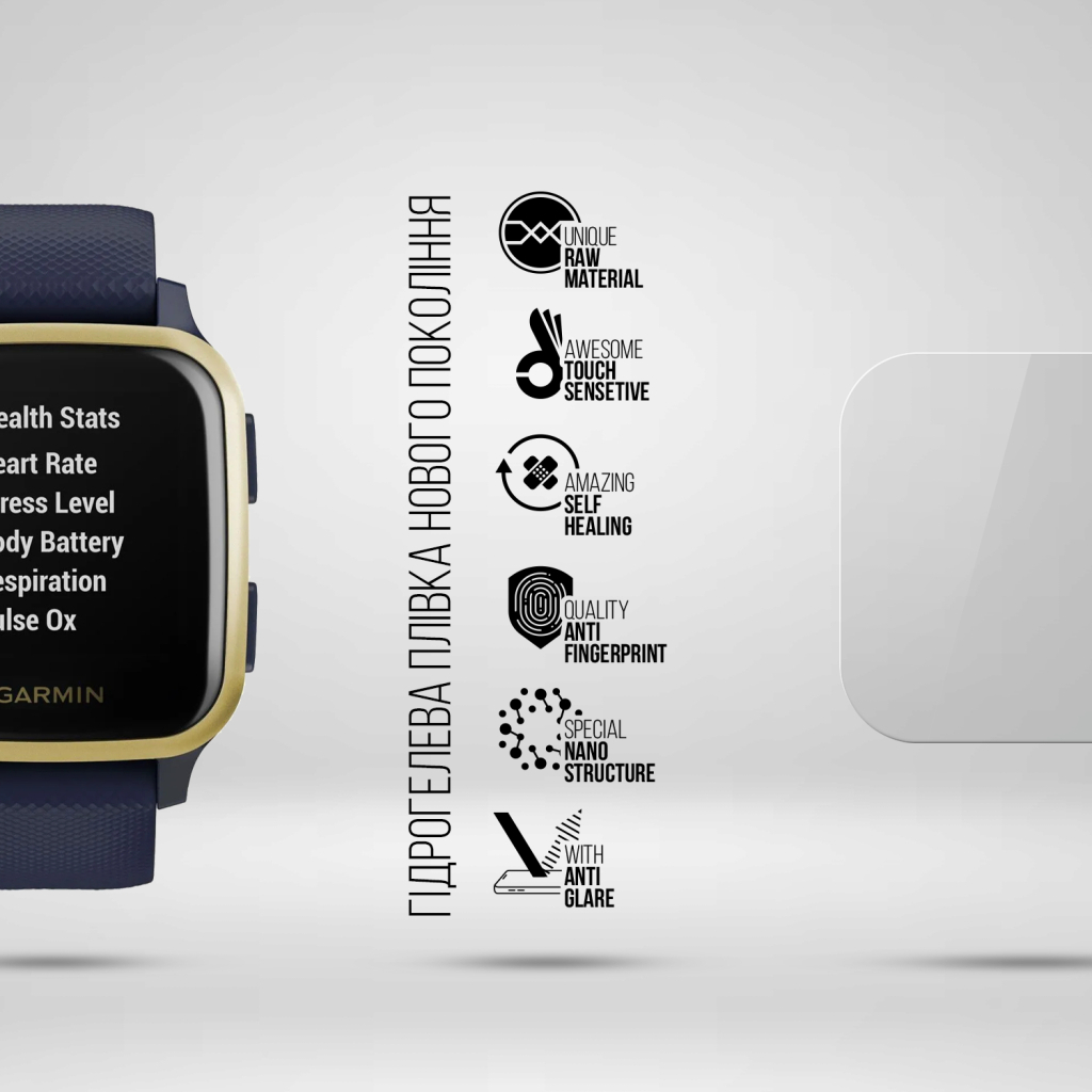 Плівка захисна Armorstandart Matte hydrogel Garmin Venu Sq Music 6 pcs (ARM92036)