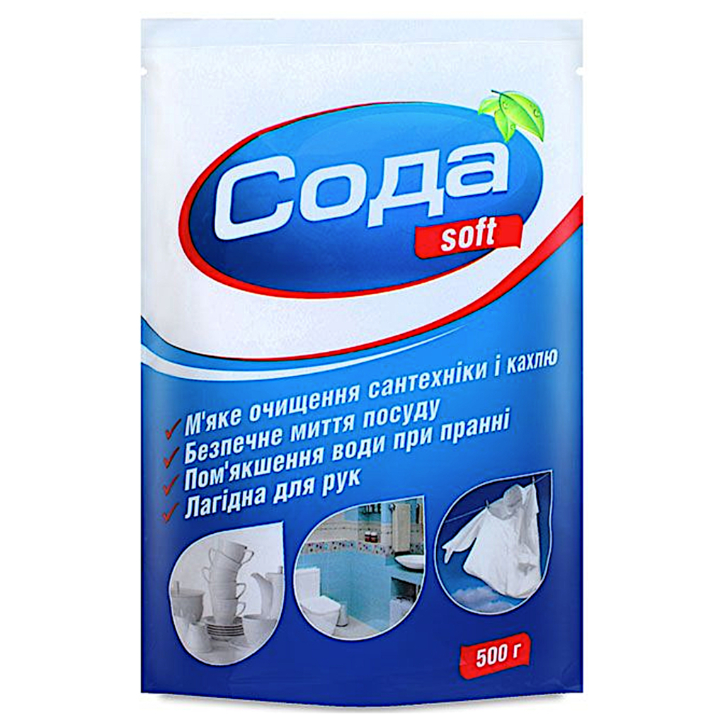 Порошок для чищення кухні Parus Сода Soft 450 г (4820017661560) Порошок для чищення кухні Parus Сода Soft 450 г (4820017661560)