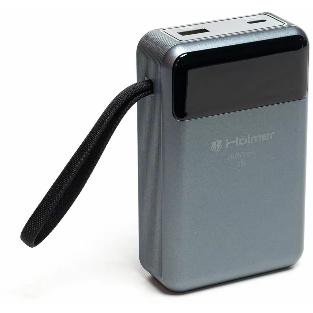 Повербанк Hölmer NRG-03 Hippo 20000mAh 65W Black (NRG-03 Hippo)