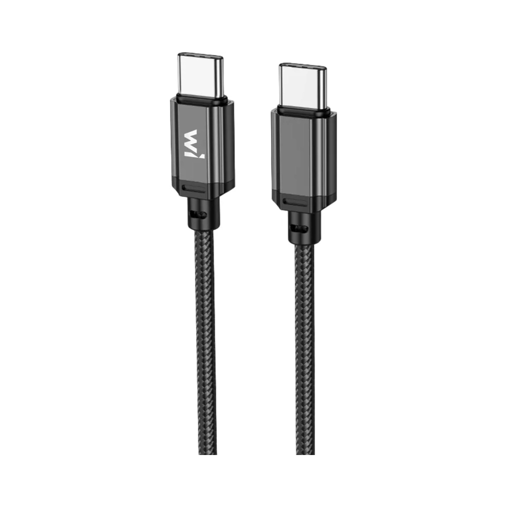 Дата кабель USB-C to USB-C 1.0m 60W nylon black Wibrand (WI.DC/CO1B-CC) Дата кабель USB-C to USB-C 1.0m 60W nylon black Wibrand (WI.DC/CO1B-CC)