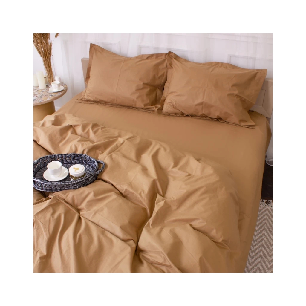 Постільна білизна MirSon Poplin Line 015 Sandy 200 x 220 (2200006278054)