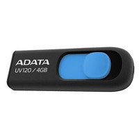 USB флеш накопичувач ADATA 4Gb UV120 black-blue (AUV120-4G-RBE)