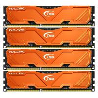 Модуль пам'яті для комп'ютера DDR3 32GB (4x8GB) 1600 MHz Vulcan Orange Team (TLAED332G1600HC9QC01)