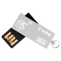 USB флеш накопичувач Goodram 32GB Cube Silver USB 2.0 (PD32GH2GRCUSR9)