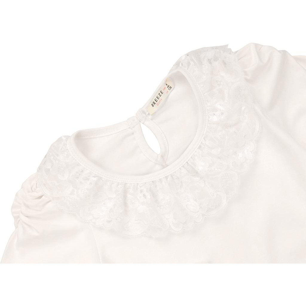 Кофта дитяча Breeze з мереживом (11179-152G-beige)