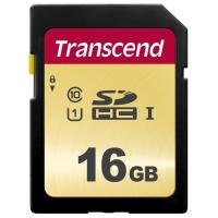 Карта пам'яті Transcend 16GB SDHC class 10 UHS-I U1 (TS16GSDC500S)