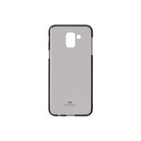 Чохол до мобільного телефона Goospery Transparent Jelly Samsung Galaxy J6 J600 Black (8809621284507)