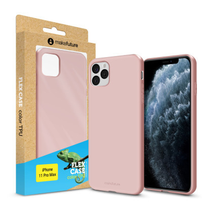 Чохол до моб. телефона MakeFuture Flex Case (Soft-touch TPU) Apple iPhone 11 Pro Max Rose (MCF-AI11PMRS)
