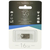 USB флеш накопичувач T&G 16GB 109 Metal Series Silver USB 2.0 (TG109-16G)
