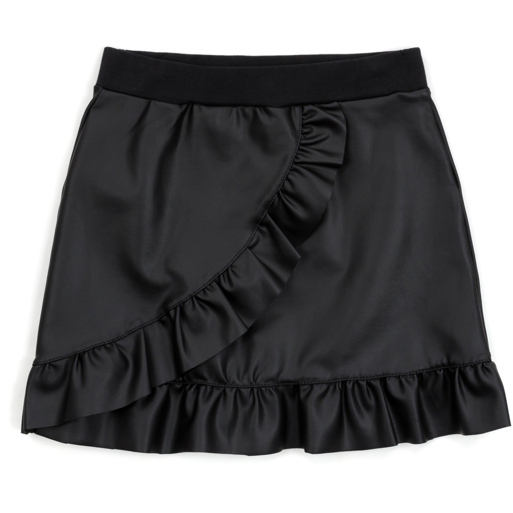 Спідниця дитяча Lovetti з оборкою (6645-152G-black)