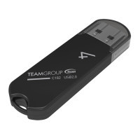 USB флеш накопичувач Team 4GB C182 Black USB 2.0 (TC1824GB01)