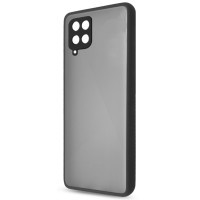 Чохол до мобільного телефона MakeFuture Samsung A12 Frame (Matte PC+TPU) Black (MCMF-SA12BK)
