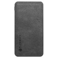 Батарея універсальна Florence LEATHER Li-Pol 10000mAh Black (FL-3024-K)