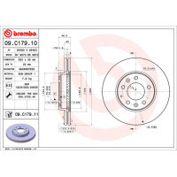 Brembo brake disc 09.C179.11