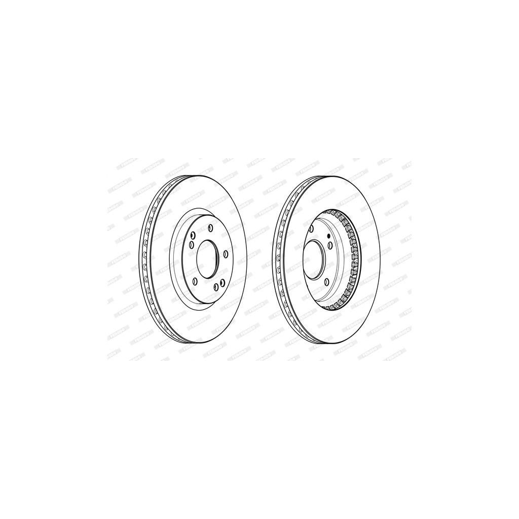 Гальмівний диск FERODO DDF2091C