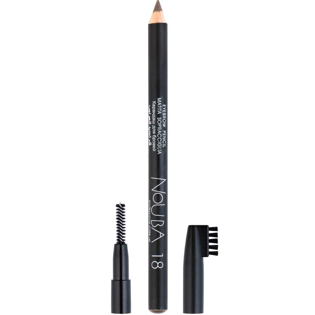 Олівець для брів NoUBA Eyebrow Pencil With Applicator 18 (8010573322180)