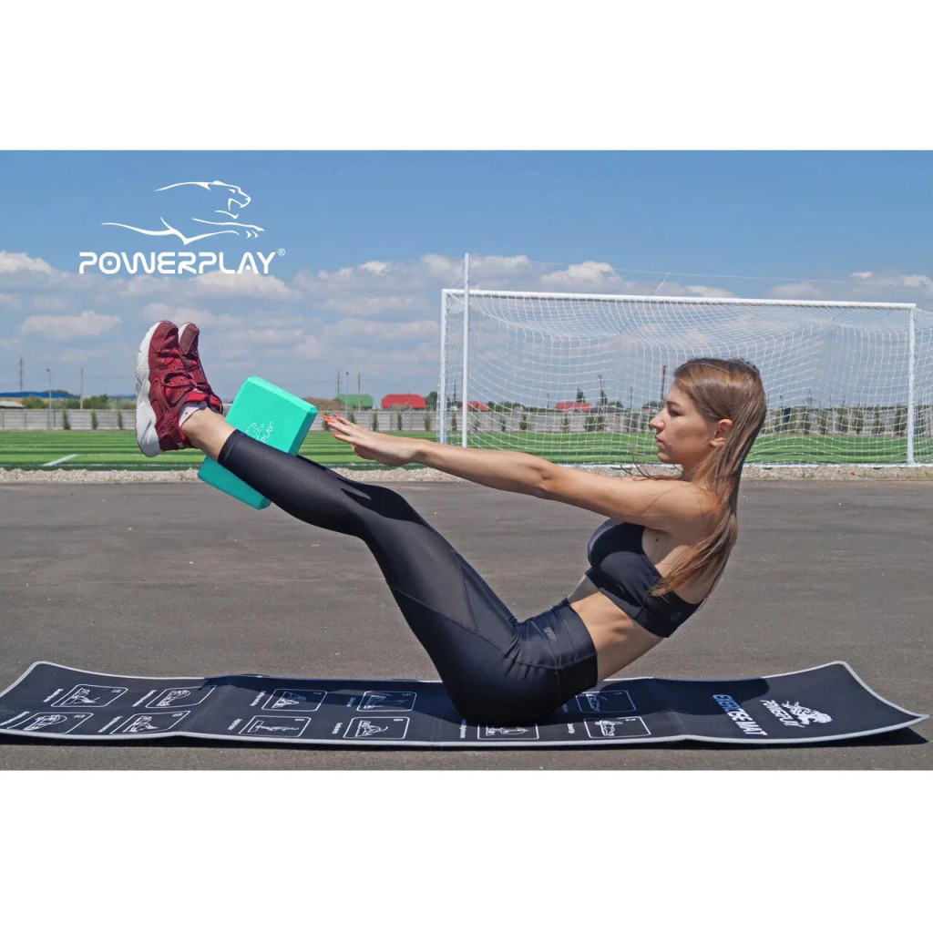 Блок для йоги PowerPlay 4006 Yoga Brick М'ятний (PP_4006_Mint_Yoga_Brick)