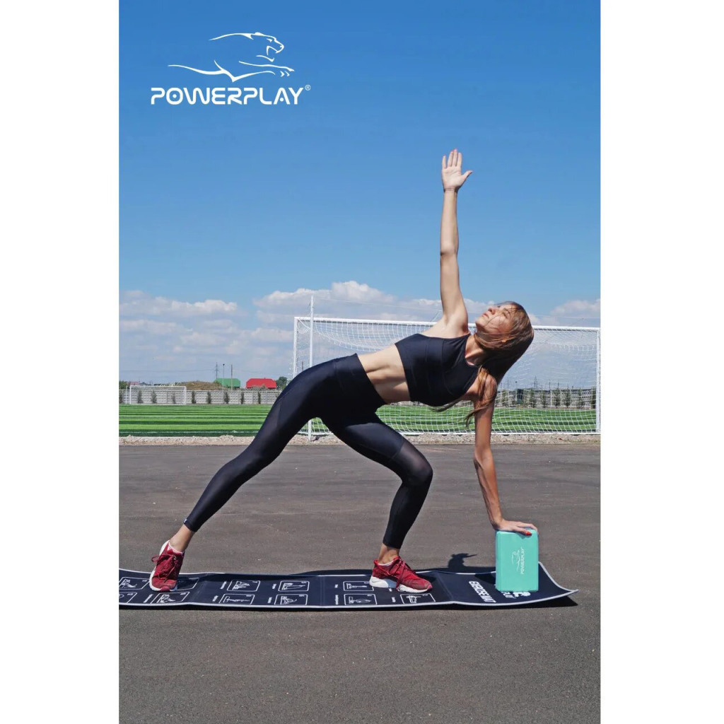 Блок для йоги PowerPlay 4006 Yoga Brick М'ятний (PP_4006_Mint_Yoga_Brick)