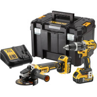 Набір електроіструментів DeWALT 2 од. 18 В XR Li-lon, вага 4.2 кг, кейс TSTAK, 2 АКБ та ЗП (DCK2080P2T)