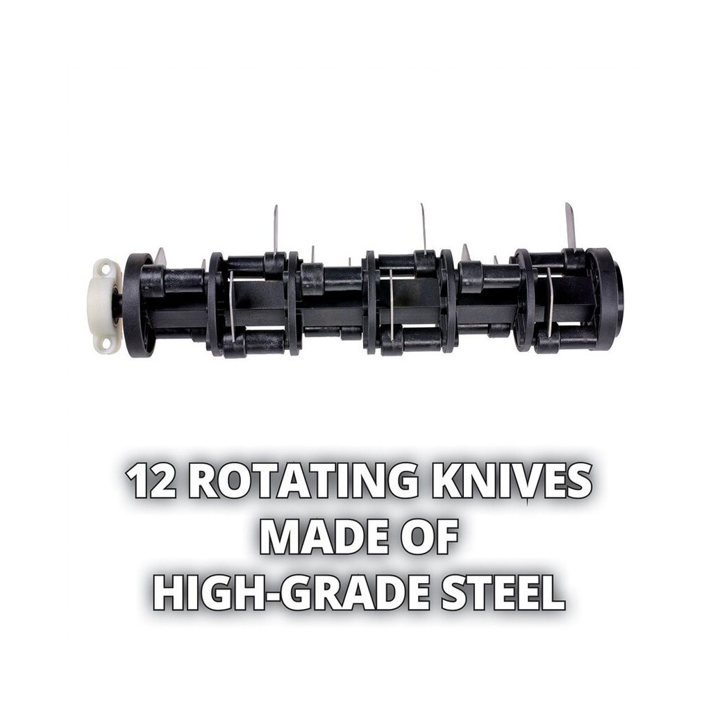 Аератор Einhell скарифікатор GC-SC 18/28 Li-Solo, 18 В, 28 см, ножі 12 шт, 6.65 кг (без АКБ та ЗП) (3420604)