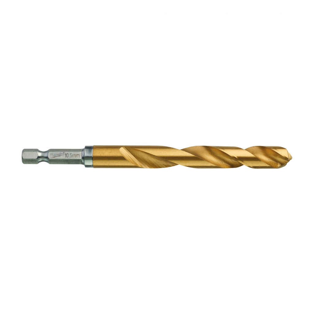 Свердло Milwaukee по металу RedHEX HSS-G TiN, 10,5мм (48894724)