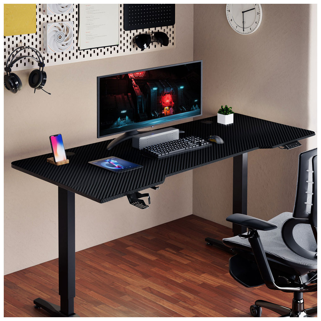 Комп'ютерний стіл 1stPlayer Moto-E 1660 Black