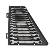 Milwaukee MAX BITE socket wrench with ratchet, 15 pcs., 8-22mm (4932464994)