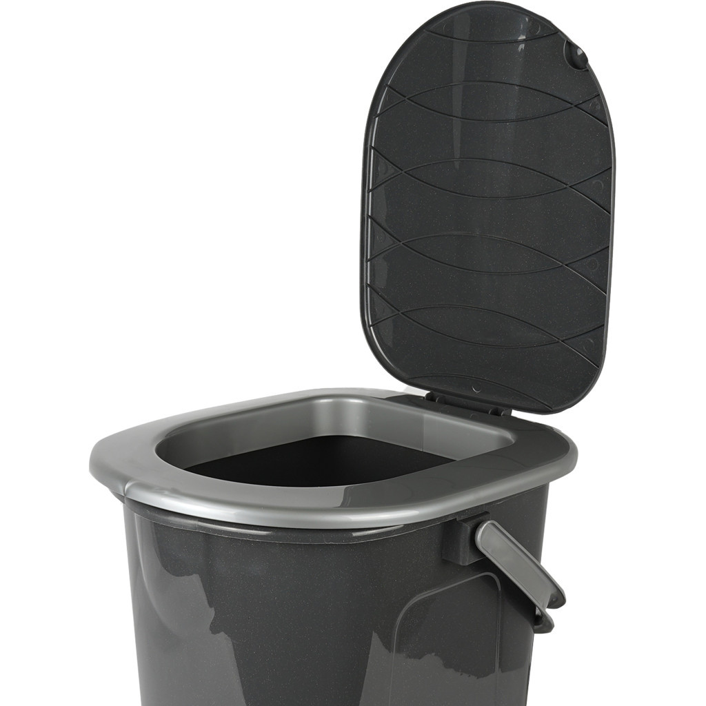 Відро-туалет Алеана Граніт/сірий 22 л (алн 171096/граніт/сіре)