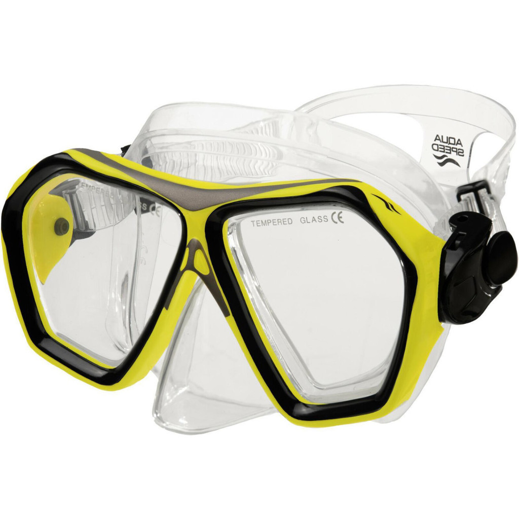 Набір для плавання Aqua Speed Blaze + Borneo 60320 618-18 жовтий, чорний Уні OSFM (5905718603206)