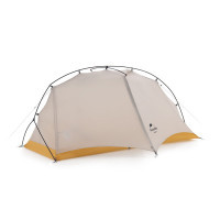 Намет Naturehike надлегкий одномісний NH21ZP003 сіро-жовтий (6927595775424)