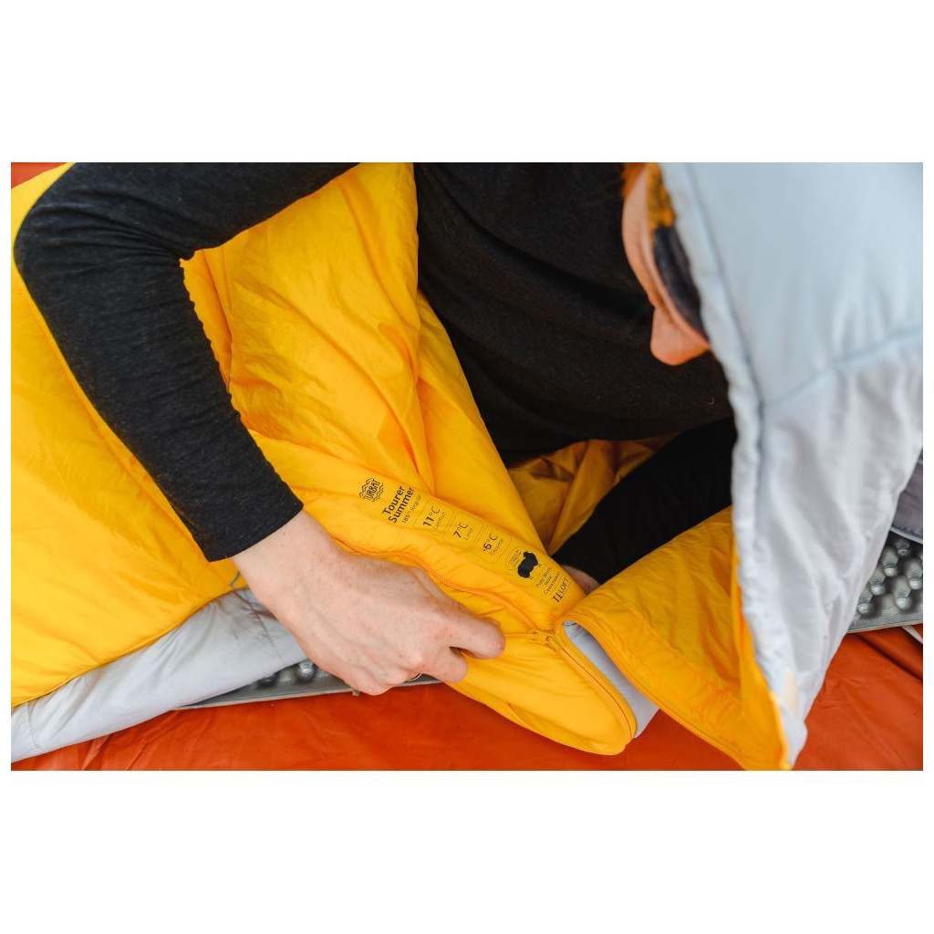 Спальний мішок Turbat Tourer Summer gold fusion/dawn blue 185 см (012.005.0233)